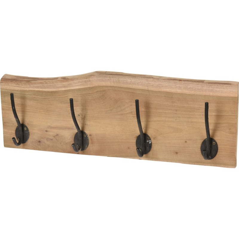 Krok Hängare Trä 4 krokar 50 cm Krok Hängare Trä 4 krokar 50 cm