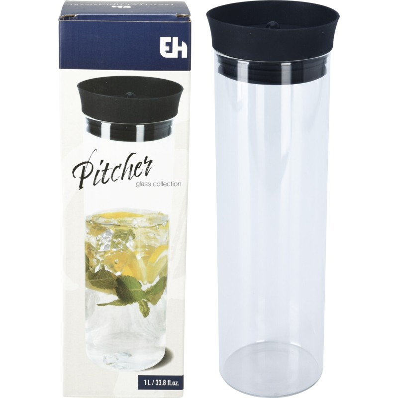 Flaska Karaff Glas Självöppnande 1 liter Flaska Karaff Glas Självöppnande 1 liter