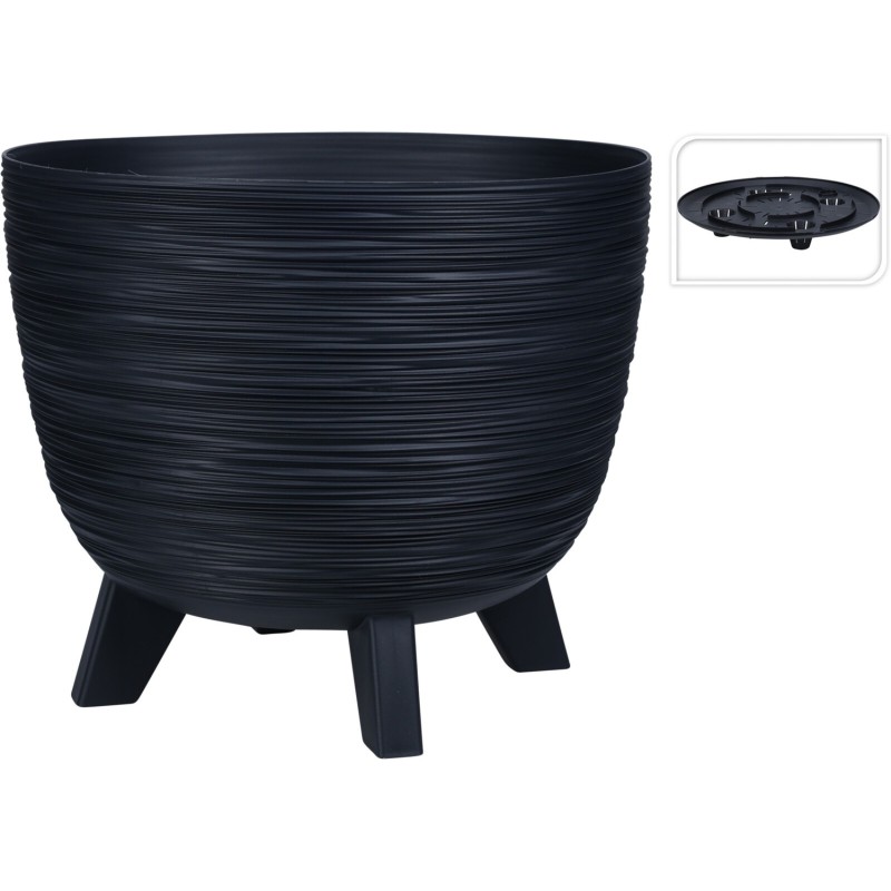 Kruka Svart Plast 39 cm Kruka Svart Plast 39 cm