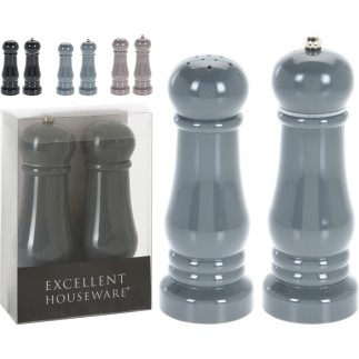 Pepparkvarn Saltströare Greige Taupe 2-set