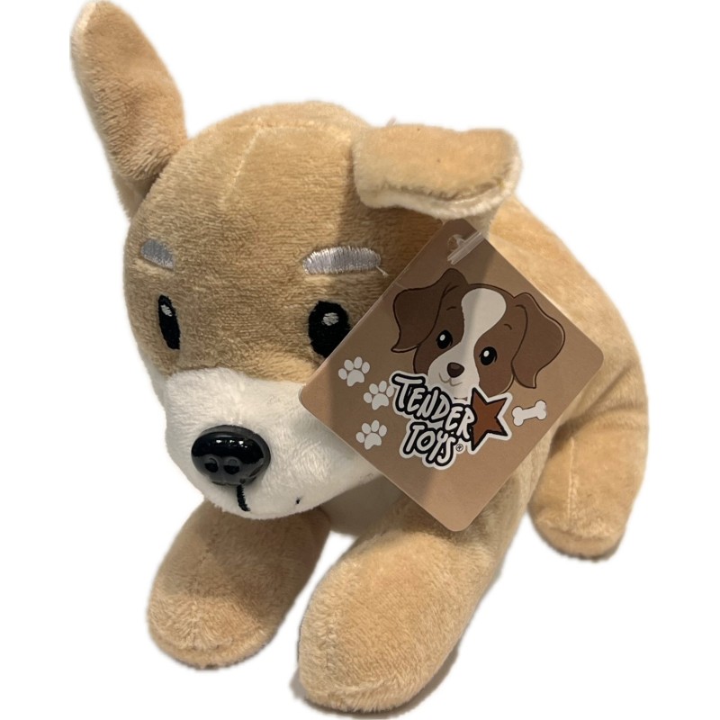 Hund Mjukis 6 olika färger 14 cm