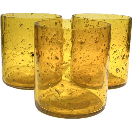 Ljuskopp Glas Transparent Orange Brun Grå