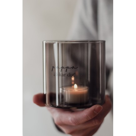 Majas Cottage Lykta Pappa - Älskar dig 10x10 cm